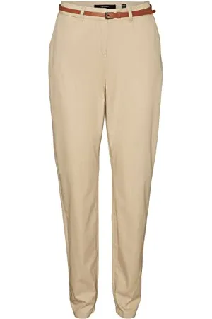 VERO MODA Damen Vmflashino Mr Regular Chino Pants Hose, , 30W / 32L EU