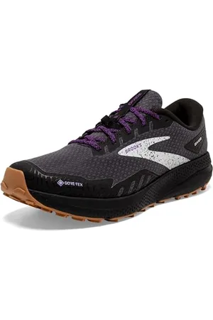 Brooks Damen Divide 4 GTX Sneaker, Black/Blackened Pearl/Purple, 35.5 EU