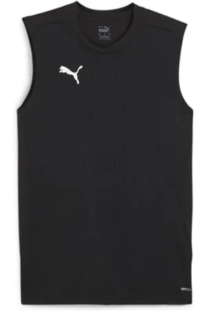 PUMA Unisex Teamfinale Training Jersey Sl T-Shirt, Black Silver, L