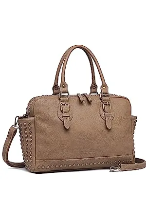 Alessandro Handtasche Boho aus stark strukturiertem, griffigen Material 34cm x 24cm x 12cm