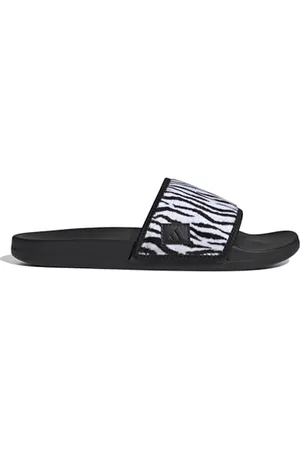 adidas Unisex ADILETTE COMFORT SLIDES, core black/Cloud white/core black, 44.5 EU
