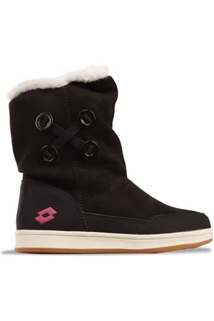 Lotto GRAMADA FUR K Halblange Stiefel, Black/PINK, 39 EU