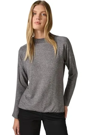 CECIL Damen B322259 Langarmshirt Mit Glitzer, , XL EU