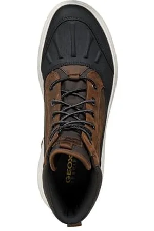 Geox Herren U Nebula + Grip B AB Ankle Boot, Brown/Black, 40 EU