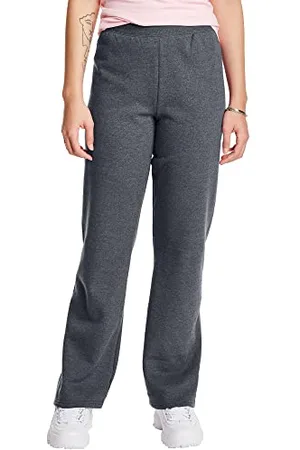 Hanes EcoSmart Damen-Sweathose, Fleece, zierlich, offene Unterseite, Normale und zierliche Größen, , X-Groß