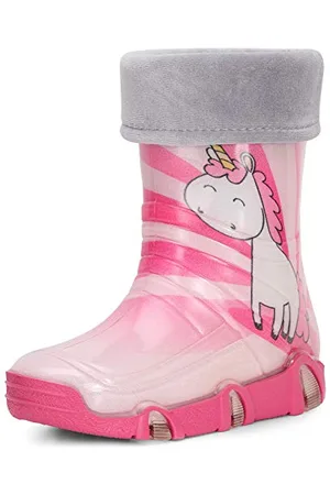 Ladeheid Kinder Mädchen Jungen Gummistiefel Gefüttert Swk30 ( , 35/36 EU)