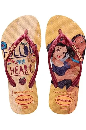 Havaianas Mädchen Kinder Slim Princess Flip-Flop, goldfarben, 23/24 EU