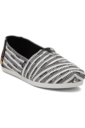 TOMS Damen Alpargata Cloudbound Flacher Slipper, Black Multi Global Woven, 37.5 EU