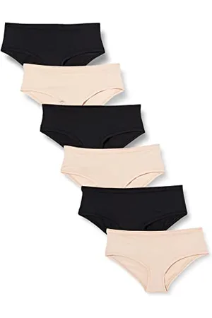 Amazon Damen Mikrofaser-Unterwäsche (Hipster & String, auch in großen Größen erhältlich), 6er-Pack, , 42