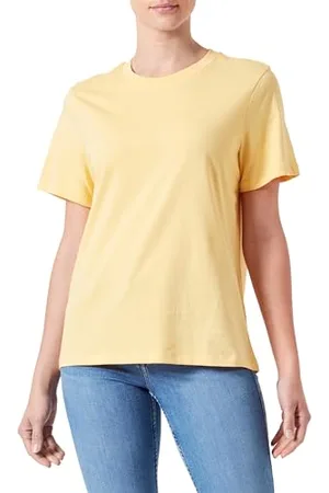 Pieces® Damen Pcria Ss Solid Tee Noos Bc, ,XL