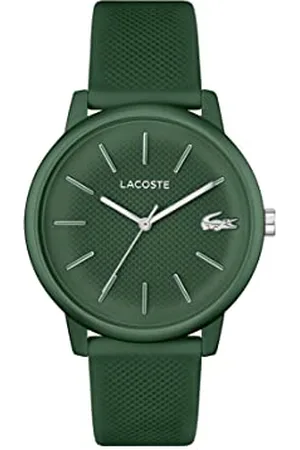 Lacoste Analog Quarzuhr für Herren Kollektion .12.12 Move mit /grünes Silikonarmband - 2011238
