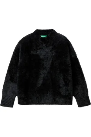 Benetton Mädchen und Mädchen Rollkragenpullover M/L 19bac200i Pullover, , 150 cm