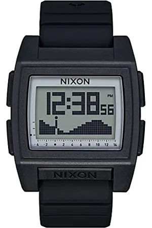 Nixon Herren Digital Digitalmodul Uhr mit Silikon Armband A1307867-00