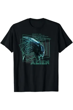 20th Century Fox Alien 45th Anniversary Movie Xenomorph Priority One Logo T-Shirt, Unisex, , S