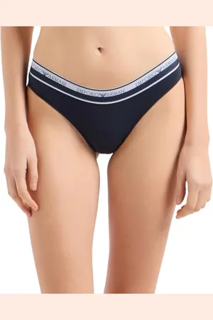 Emporio Armani Damen Stretch Cotton Logoband 2-Pack Briefs, , M