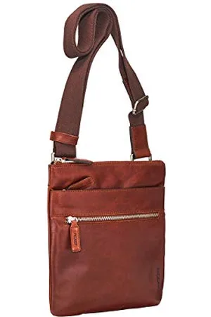 Picard Umhängetasche 2 Reisverschluss-Frontfächer Buddy Leder 25 x 24 x 3 cm (H/B/T) Herren Crossover (4016), , einheitsgröße