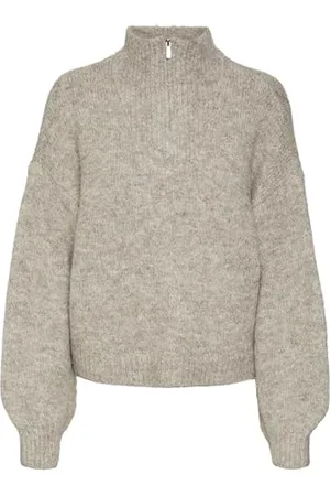 VERO MODA VMAWSOME LS Zipper Pullover Boo