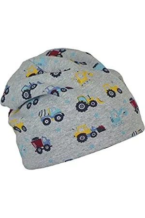 Sterntaler Baby-Jungen Slouch-Beanie LKW+Traktor Mütze, , 35