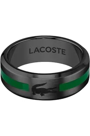 Lacoste Ring für Herren Kollektion BASELINE mit Schwarzer Ionenbeschichtung (IP) - 2040084H