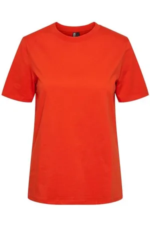 Pieces® Damen Pcria Ss Solid Tee Noos Bc, ,M