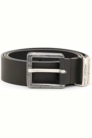 Diesel _LOGO B-GUARANTEE-A BELT_APPAREL_BELT_Schwarz_90