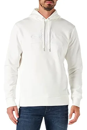 GANT Herren REG Tonal Shield Hoodie Kapuzenpullover, , XXL