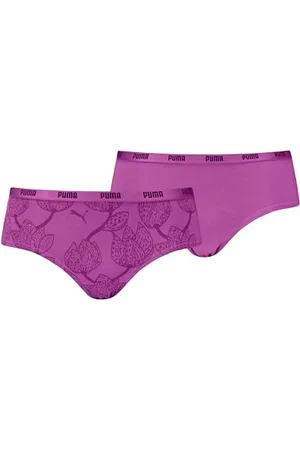 PUMA Damen Hipster Unterwäsche, , XS (2er Pack)