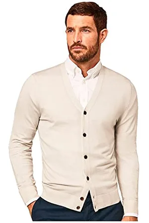 Hackett Herren GMD Merino Silk Cardi Strickjacke, , 3XL