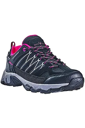 Black Crevice Damen Trekkingschuhe, Wasserdicht, Low, schwarz/pink, 37