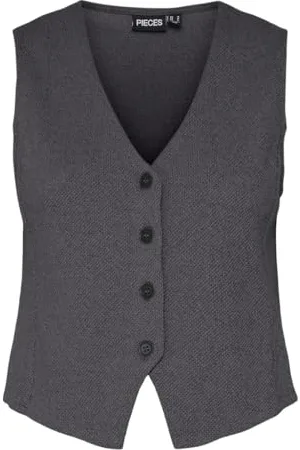 Pieces® Damen Pcpepper Vest Bc Anzugweste, ,M