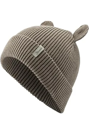 Sterntaler Strickmütze mit Umschlag - GOTS Unisex Beanie aus Baumwolle (Bio) - Übergangsmütze mit kleinen, angesetzten Öhrchen - Kinder Mütze mit Rippstrickmuster- , 53