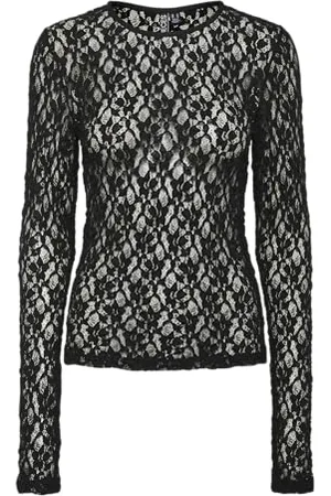 Pieces® Pchazel Ls Lace Top Noos