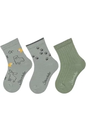 Sterntaler Unisex Socken 3er Pack Waldtiere, , 18 EU