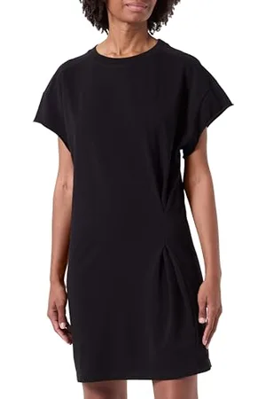 Replay Damen Kleid Kurzarm Kurz, Schwarz (Black 098), L