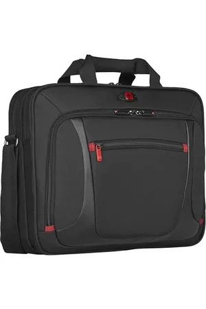 Wenger Sensor Aktentasche, Laptop-Tasche zum Umhängen, Notebook bis 15 Zoll, 9 l, Damen Herren, Büro Business Uni Schule, /Grau, 600643