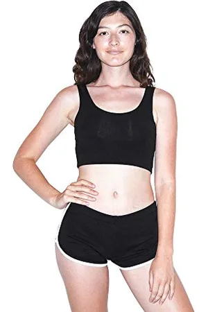 American Apparel Damen Interlock Running Shorts, , X-Klein