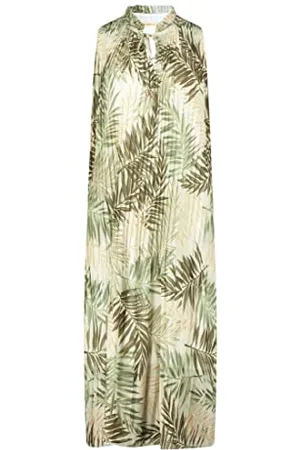 Cartoon Damen Plisseekleid ohne Arm ,38