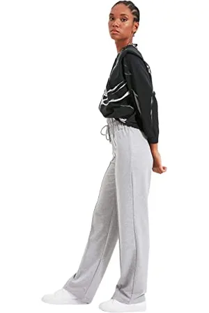 Trendyol Damen High Waist Straight Sweatpants, , M