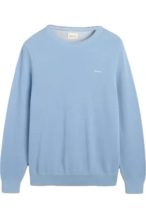 GANT Herren Cotton Pique C-Neck Pullover, , S