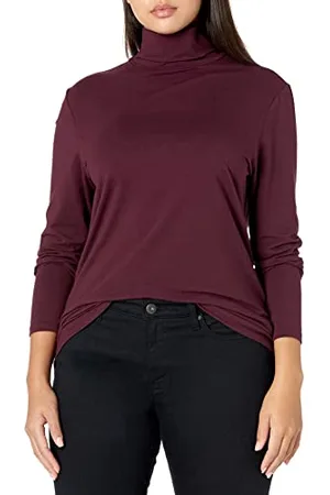 Amazon Damen Langärmliger Rollkragenpullover (in Übergröße erhältlich), , XL