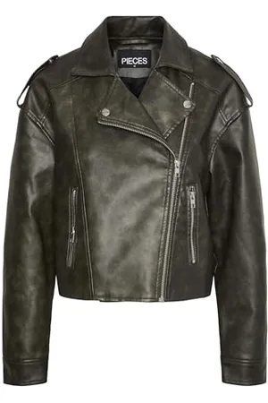 Pieces® Female Kunstlederjacke PCAMINA