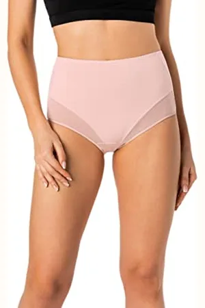 Teyli Slip Damen Baumwolle zum Kaschieren von Unvollkommenheiten - Bikinis & Taillenslips für Damen - Slips Baumwolle