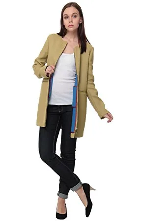 Benetton Damen Smart Coat Mantel, , 8 (Herstellergröße: 40)