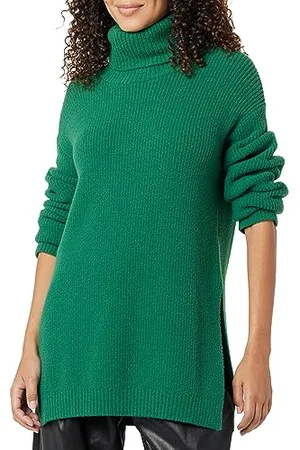 THE DROP Damen Grayson Superweicher Rollkragenpullover mit tief angesetzten Schulternähten, , XS