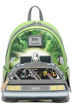 Loungefly Universal Back to the Future Light Up DeLorean Damen Rucksack, , Btfbk0007