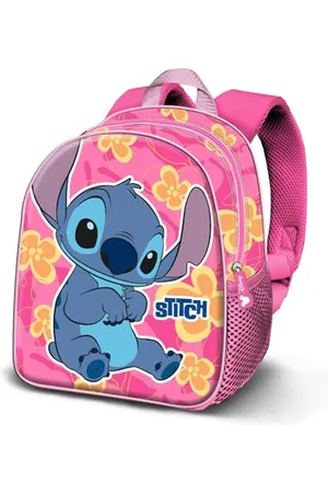 Disney Lilo und Stitch Cute-Basic Rucksack, Rosa, 30 x 38 cm, Kapazität 13 L