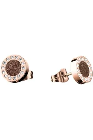 Bering Damen Ohrringe in rosé gold glänzend - Arctic Symphony Collection mit Edelstahl - 707-399-05