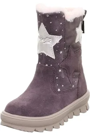 Superfit Flavia Schneestiefel, LILA/Silber 8500, 28 EU Schmal