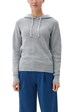 QS by s.Oliver Damen Strickpullover mit Glitzergarn, , 42
