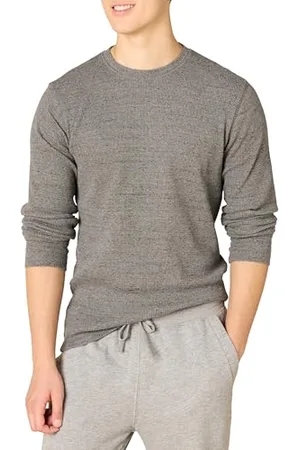 Amazon Herren Langärmeliges Waffel-Shirt, Schmale Passform, , XS